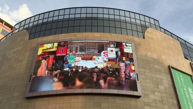 6500 Nits Outdoor Fixed LED Display Full Color P8 Steel Aluminum For Advertising