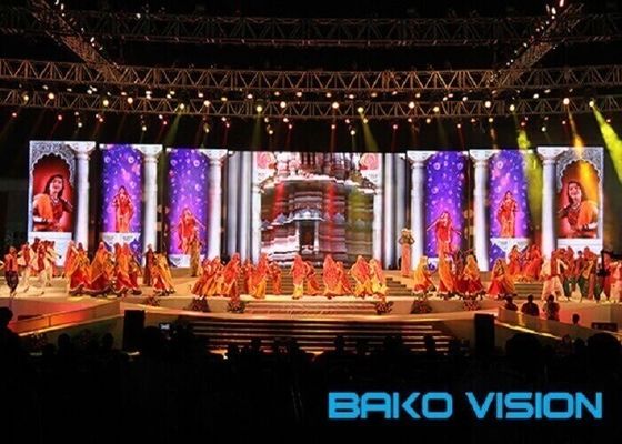 Full Color SMD Indoor Rental LED Display Video Wall IP40 With CE UL Certification