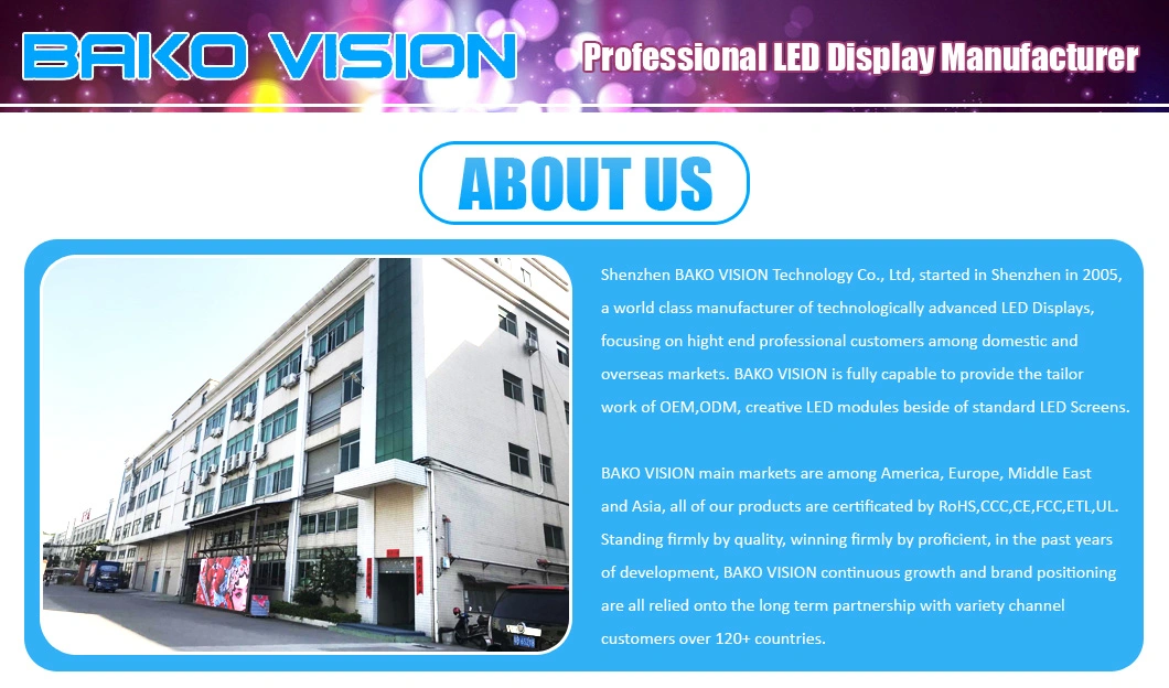P3.91 실내 LED 디스플레이 화면 비디오 월 우수한 색상 균일성