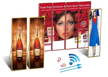 Ultra Slim Indoor LED Poster 2880Hz Full Color High Brush For Mobile Advertising