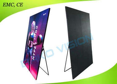 Seamless P2.5 Indoor LED Poster Nationstar Gob Lightweight Support Video / Audio