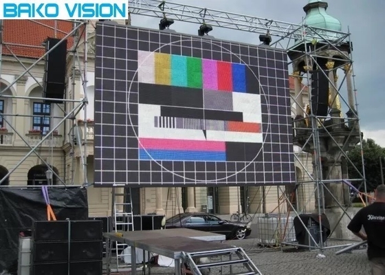 교회를 위한 풀 컬러 P3.9 야외 임대 LED 디스플레이